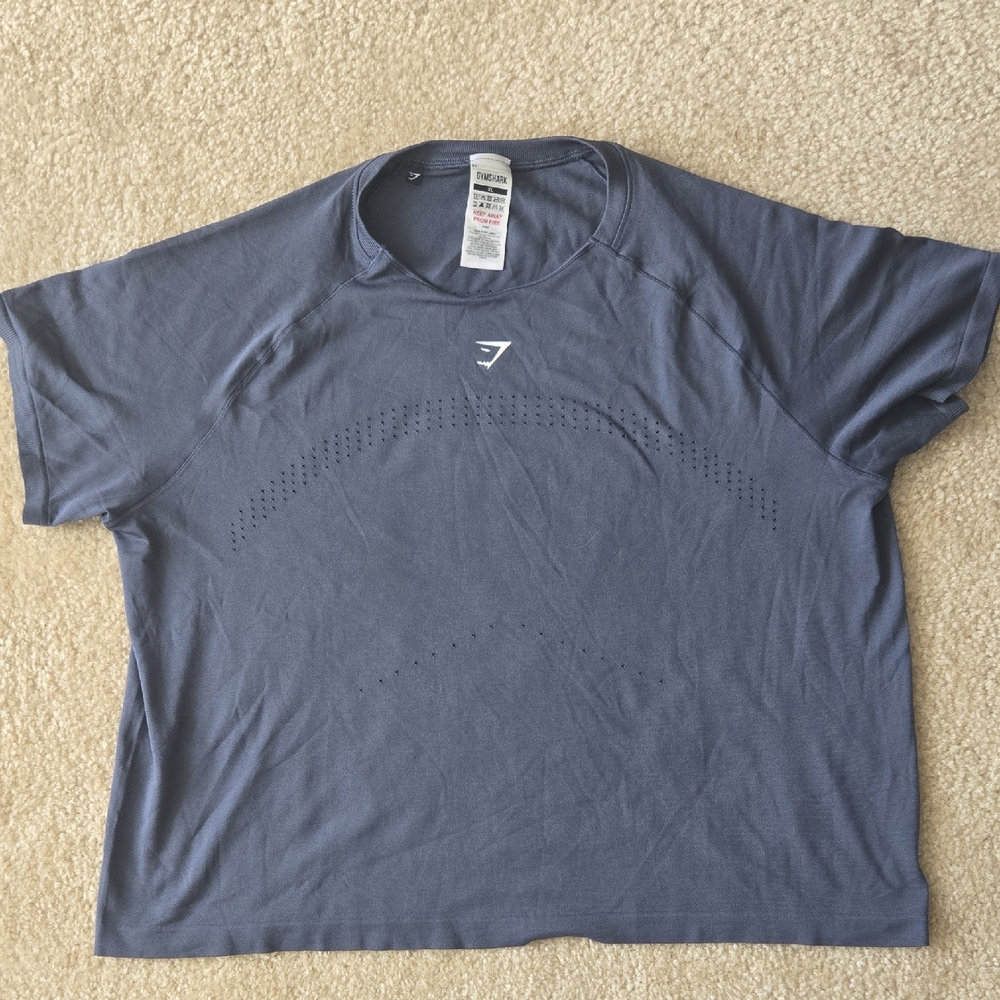 Women's Blue Gym T-Shirt